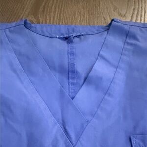 (2021) Elegant Purple Women's Short Sleeve Scrubs, Size: Medium